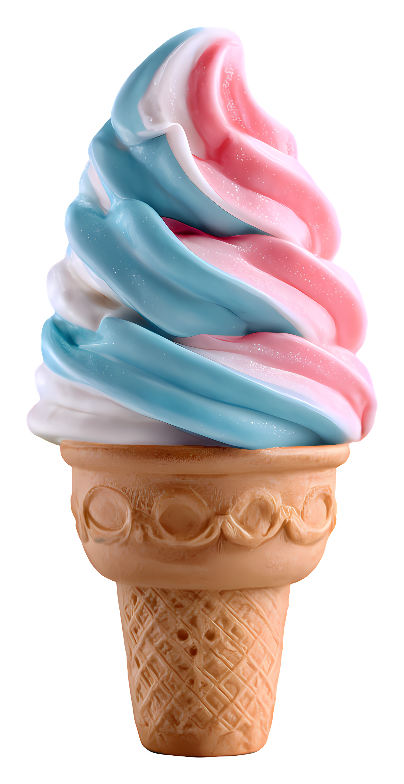 Cotton Candy Swirl ice cream