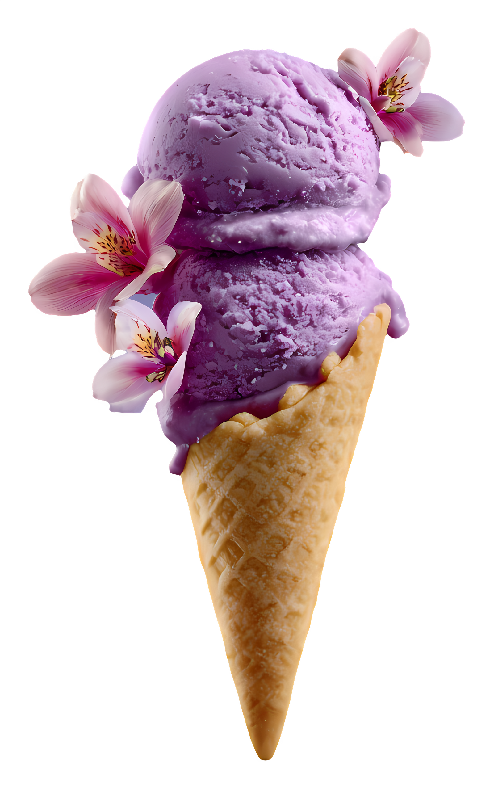 Lavender Blossom ice cream